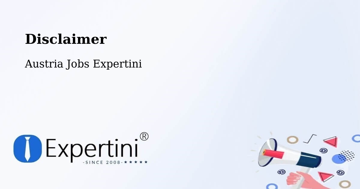 Disclaimer – Schafwiesen - Austria Jobs Expertini